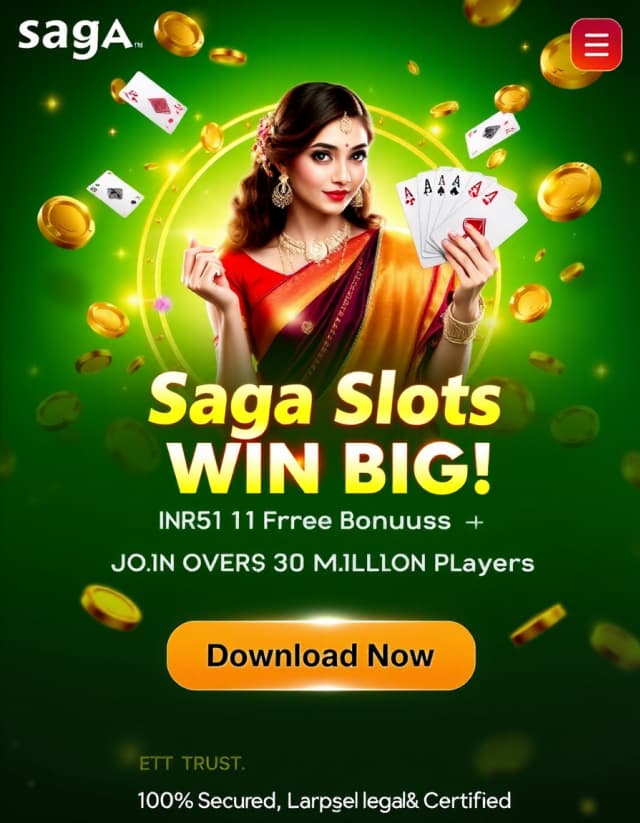 Saga Slots Banner